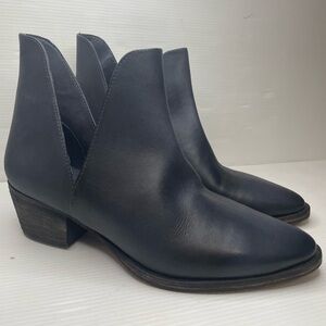 Free People Black Ankle Boots